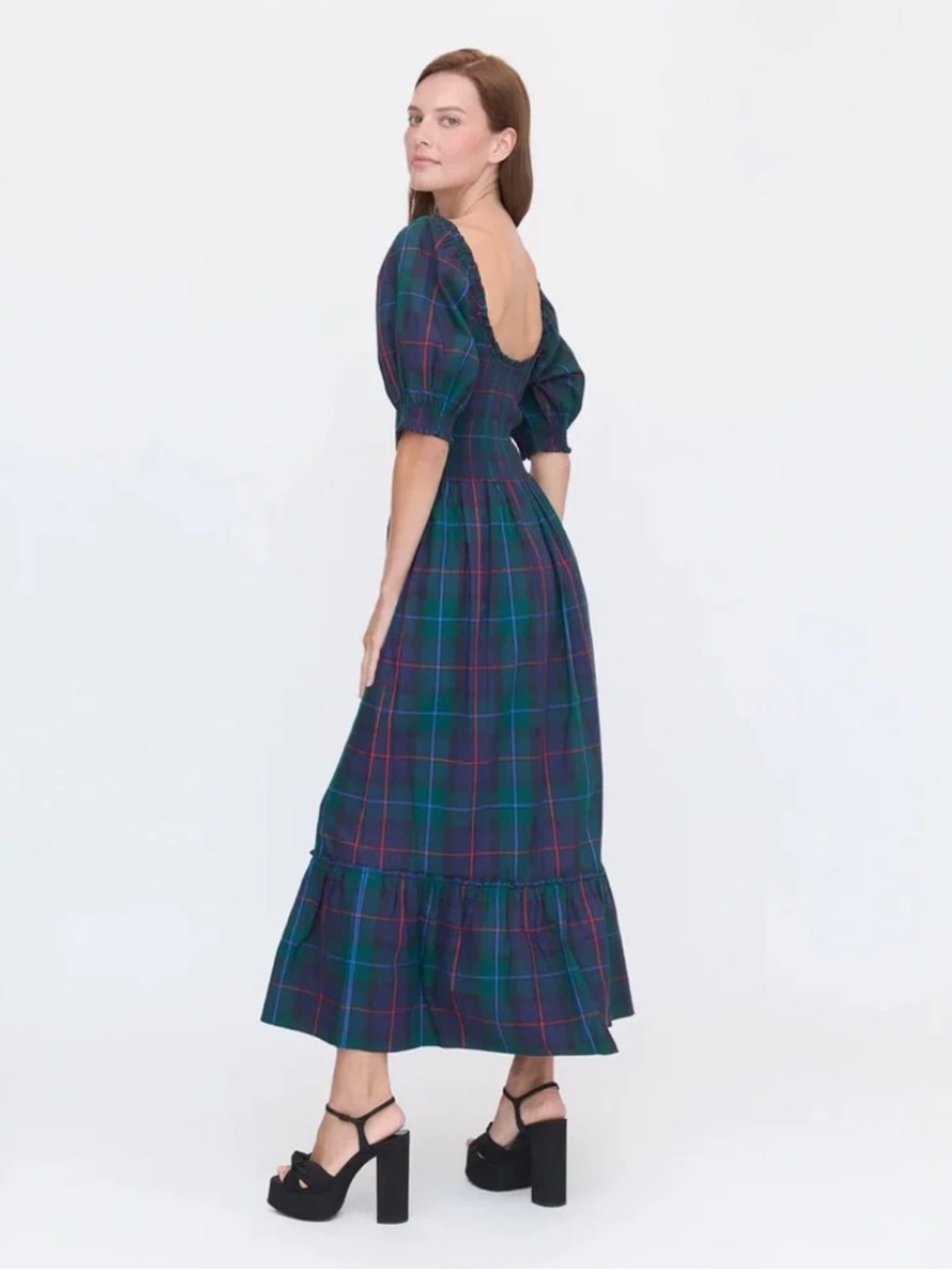 Hill House Louisa Nap Dress Tartan Print - Picture 3 of 5